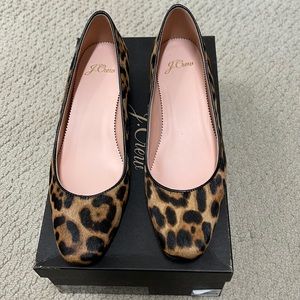 Haircalf classic block heel pump